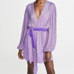 Retrofete Gabrielle Robe Dress lavender